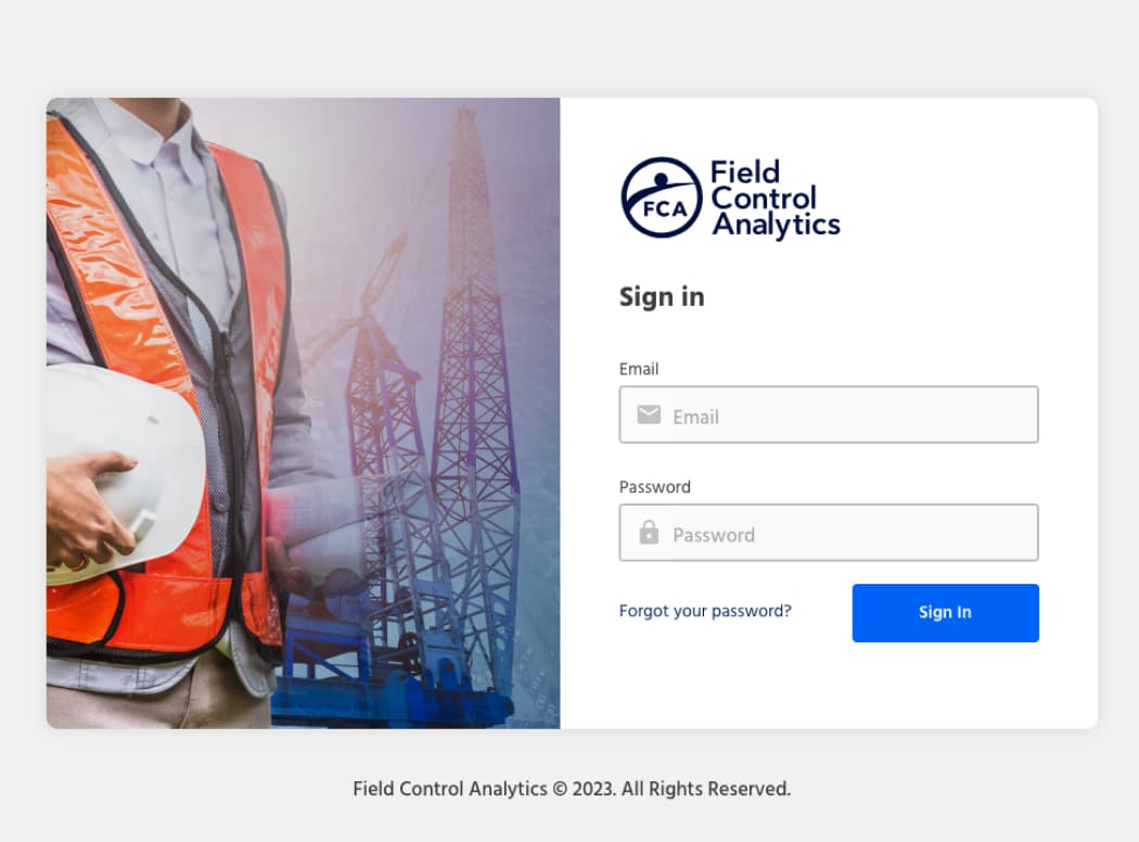How to Access your Account Platform Login Guide Field Control Analytics