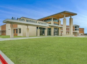 Aledo Middle School construction